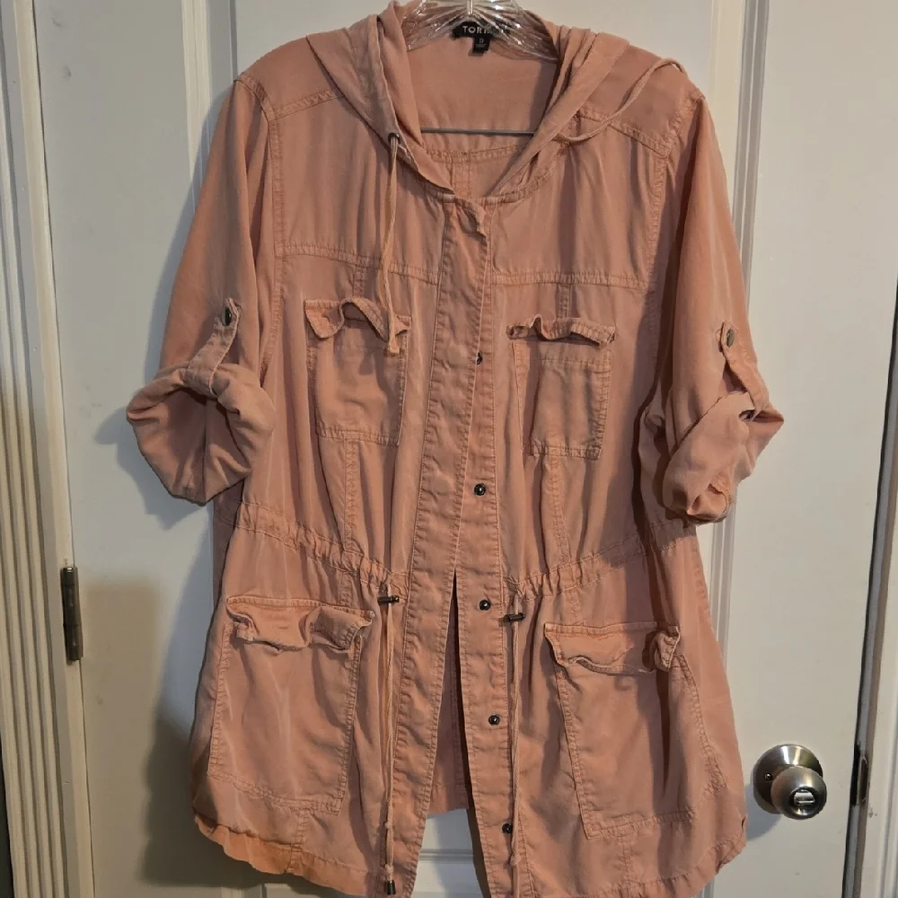 Torrid Women's Pink Utility Jacket